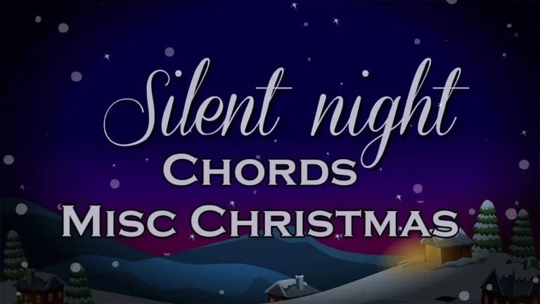 silent night chords